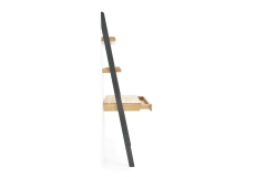 Rubberwood And Painted Leaning Desk