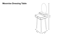Moonrise Dressing Table