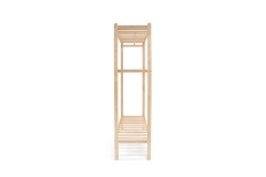 Birch Drape Wardrobe Wide
