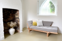 Oak Switch Sofa Bed - Partially unfolded