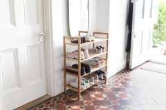 FC Walnut Stacking Shoe Rack