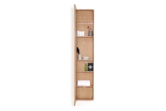 FC Oak Tall Mirror Cabinet