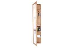 FC Oak Tall Mirror Cabinet