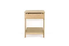 FC Oak Laya Low Bedside Table