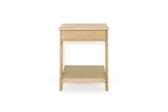 FC Oak Laya Low Bedside Table