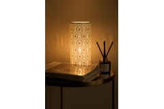 Kashmir Lamp With Wooden Base