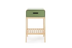 FC Hale Bedside Cabinet Green