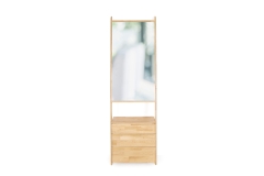 FC Rounded Leaning Mirror Drawers V