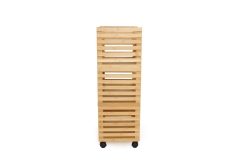FC Hugo Stacking Bamboo Rolling Storage