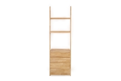 FC Oak Rounded Leaning Ladder COD