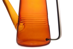 Amalfi Glass Watering Can (Amber & Grey)