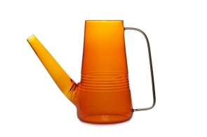Amalfi Glass Watering Can (Amber & Grey)