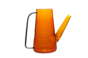 Amalfi Glass Watering Can (Amber & Grey)