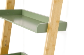 Fc Leaning Ladder Shelf Green Wide