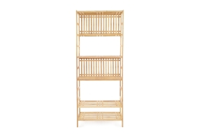 FC Akira Shelves Walnut Shoe Rack Jn C