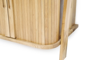 FC Tambour Narrow Leaning Cabinet