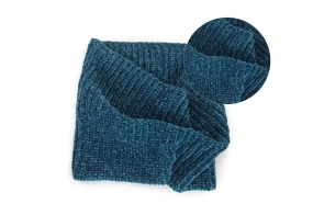 FC Chenille Neck Warmer Oslo Blue