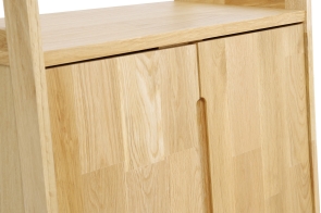 FC Oak Iso Wide Cabinet