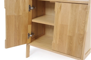 FC Oak Iso Wide Cabinet