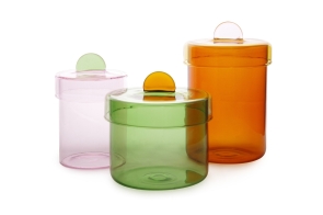 FC Poppett Glass Pots