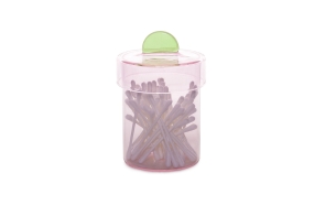 FC Poppett Small Glass Pot Pink