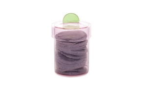 FC Poppett Small Glass Pot Pink