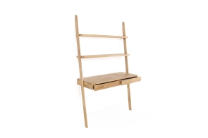 FC Oak Rounded Wide Ladder Desk