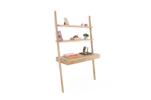 FC Oak Rounded Wide Ladder Desk