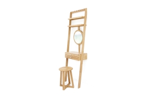 Oak Leaning Ladder Mini Dressing Table 2