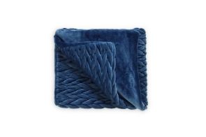 FC Chunky Braid Throw Legion Blue