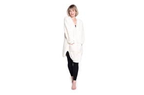 FC Sheepskin House Coat White