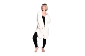 FC Sheepskin House Coat White