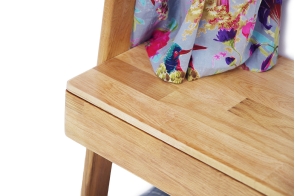 Oak Leaning Ladder Wardrobe 3