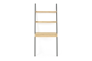 Rubberwood And Painted Leaning Desk