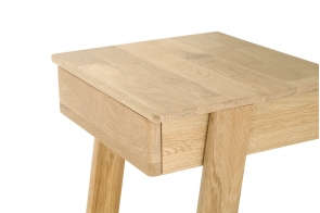 FC Oak Laya Low Bedside Table