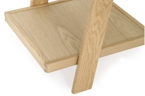 FC Oak Laya Low Bedside Table