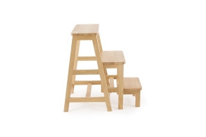 FC Oak Triple Step Stool