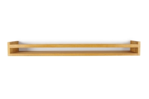 FC Strade Oak Wall Shelf Large Npdg R