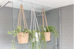 Gourdon Hanging Basket WH