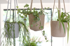 Gourdon Hanging Basket WH