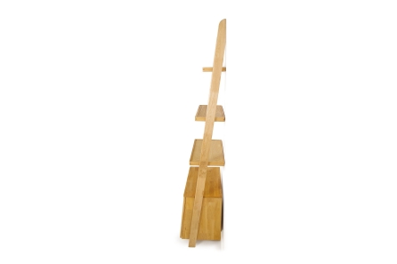 FC Oak Leaning Cabinet