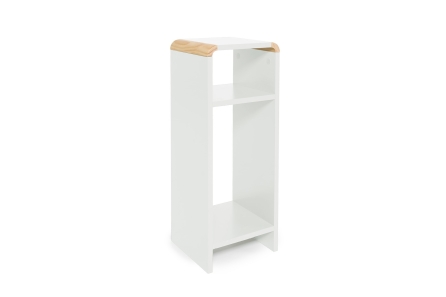 FC Hale Narrow Bedside Table White