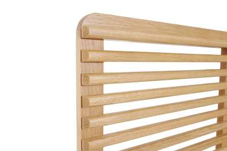 FC Oak Slatted Headbord Double