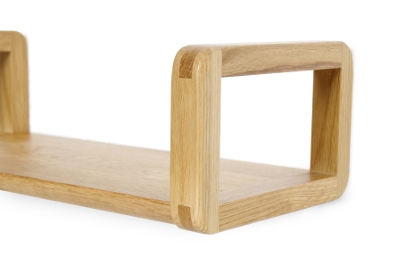 FC Loop Oak Wall Shelf Cm
