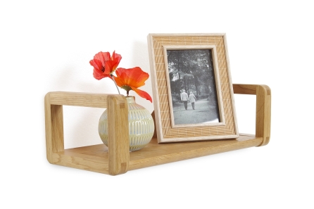 FC Loop Oak Wall Shelf Cm
