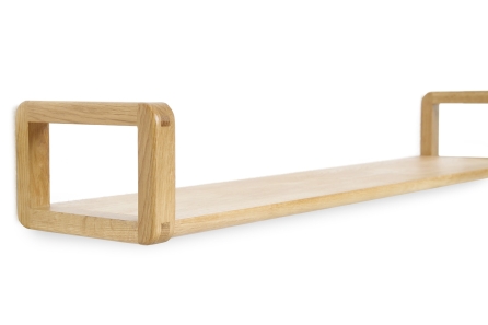 FC Loop Oak Wall Shelf Cm