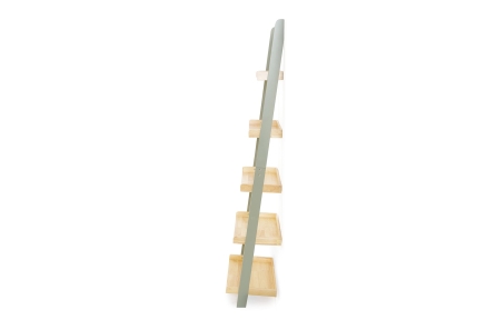 FC Rubberwood And Pine Ladder Shelf