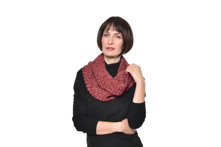 FC Chenille Neck Warmer Garnet Red