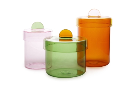 FC Poppett Glass Pots