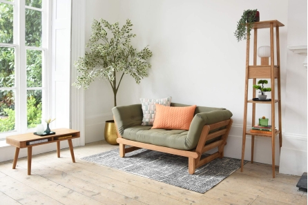 Oak Twingle Sofa Bed - Living room